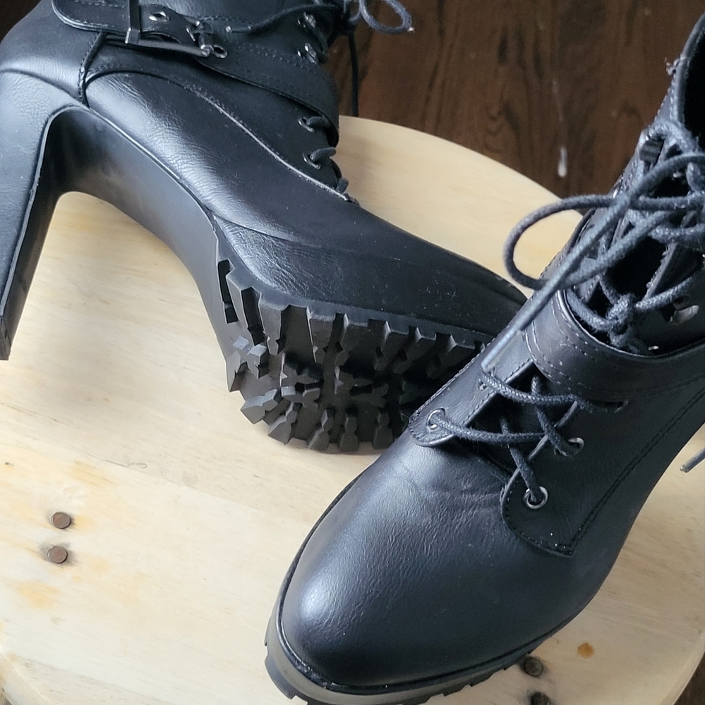 Black boots
